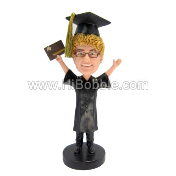 Graduation Custom Bobbleheads From Your Photos