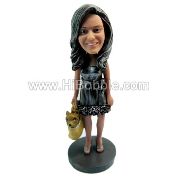 Fashion Lady Custom Bobbleheads From Your Photos