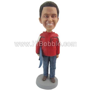 Skier Custom Bobbleheads From Your Photos