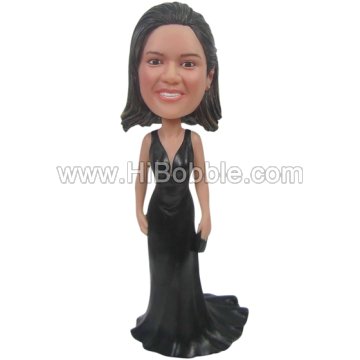 Evening dress Custom Bobbleheads From Your Photos