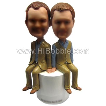 custom gay wedding bobbleheads Custom Bobbleheads From Your Photos