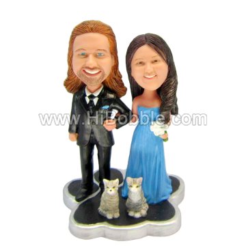 Love (without cats) Custom Bobbleheads From Your Photos