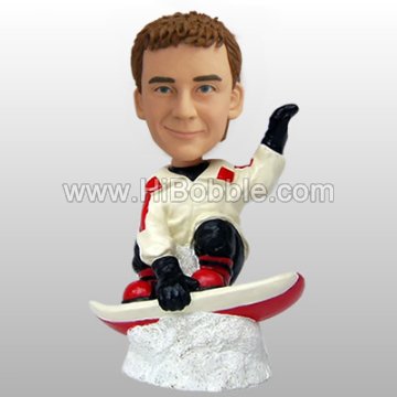 Snowboarder bobblehead Custom Bobbleheads From Your Photos