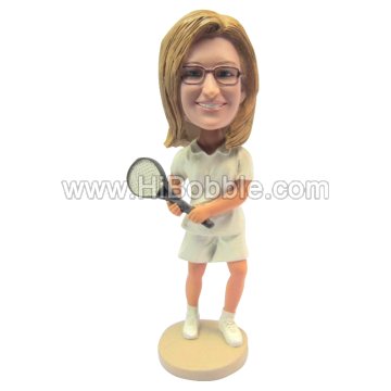 Tennis Players Custom Bobbleheads From Your Photos