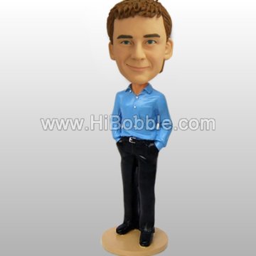 Executive no tie                                      bobblehead Custom Bobbleheads From Your Photos