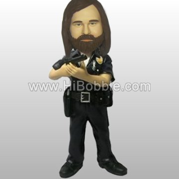 Police officer Custom Bobbleheads From Your Photos