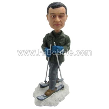 Skiing Custom Bobbleheads From Your Photos