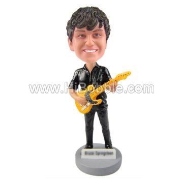 Bassist player bobble head Custom Bobbleheads From Your Photos
