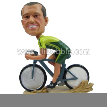 Male Biker  Custom Bobbleheads From Your Photos