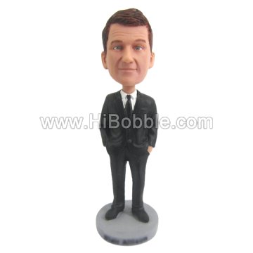 Businessman Custom Bobbleheads From Your Photos
