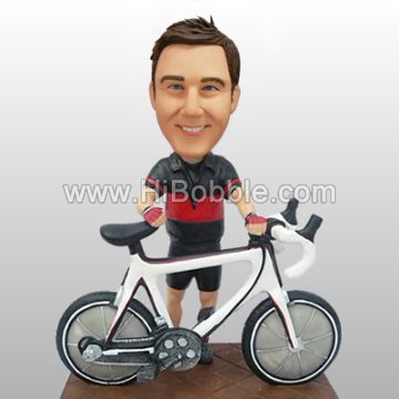 Cyclist Custom Bobbleheads From Your Photos