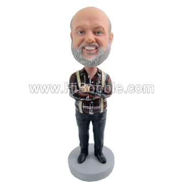 Dad/Casual Male Custom Bobbleheads From Your Photos