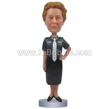 police woman Custom Bobbleheads From Your Photos