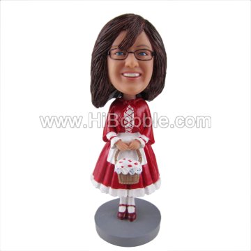 Little Red Riding Hood Bobblehead Custom Bobbleheads From Your Photos