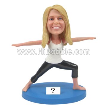 Yoga Custom Bobbleheads From Your Photos