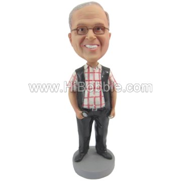 Dad / Old people Custom Bobbleheads From Your Photos