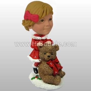 Enfant ourson Custom Bobbleheads From Your Photos