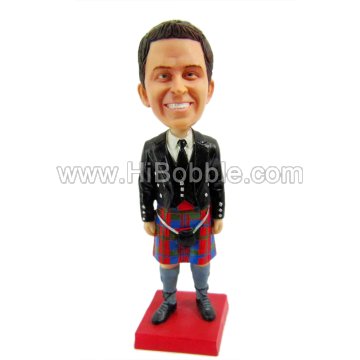 British Male Custom Bobbleheads From Your Photos