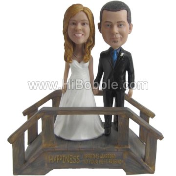 Wedding Couples Custom Bobbleheads From Your Photos