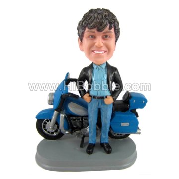 Motorcycle Rider Bobblehead Custom Bobbleheads From Your Photos