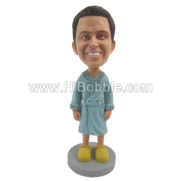 Lazy Male Custom Bobbleheads From Your Photos