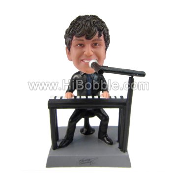 Electronic organ player bobblehead Custom Bobbleheads From Your Photos