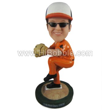 Baseball Pitcher Custom Bobbleheads From Your Photos