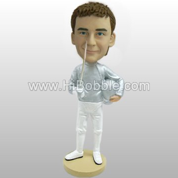 Fencing bobblehead Custom Bobbleheads From Your Photos