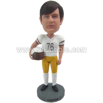 Football Player Custom Bobbleheads From Your Photos