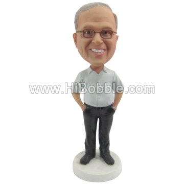 Dad / Old people Custom Bobbleheads From Your Photos