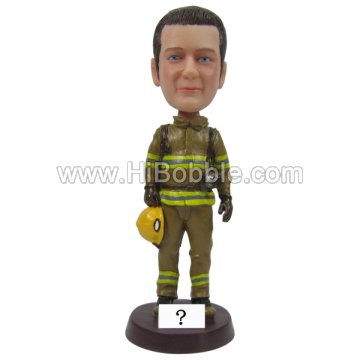 Firefighter Custom Bobbleheads From Your Photos