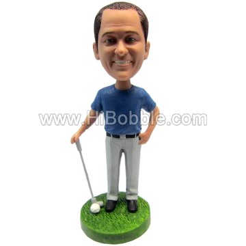 golf man Custom Bobbleheads From Your Photos