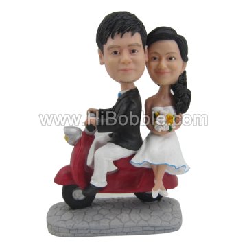 Couples Custom Bobbleheads From Your Photos