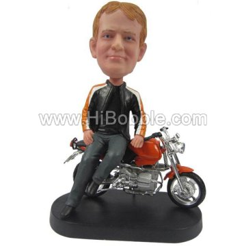 Honda Valkyrie Motorcycle Rider Custom Bobbleheads From Your Photos
