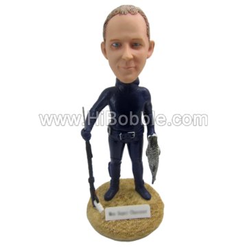 Diver Custom Bobbleheads From Your Photos
