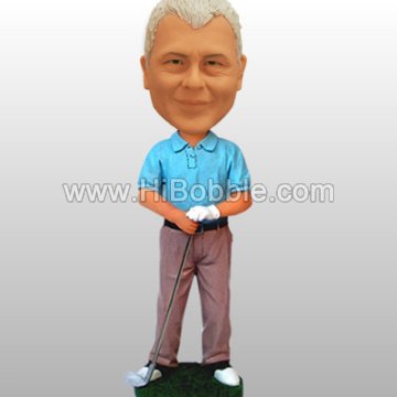 Golfer bobblehead Custom Bobbleheads From Your Photos