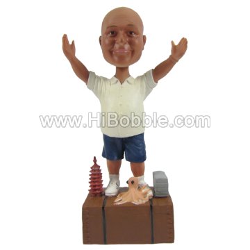 Happy guy Custom Bobbleheads From Your Photos