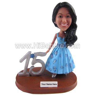 15th Birthday Custom Bobbleheads From Your Photos