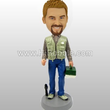 Fisher 3 Custom Bobbleheads From Your Photos