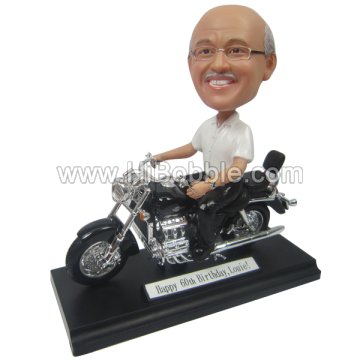 Motorcycle Rider Custom Bobbleheads From Your Photos