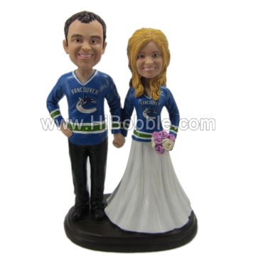 Wedding Couples Custom Bobbleheads From Your Photos