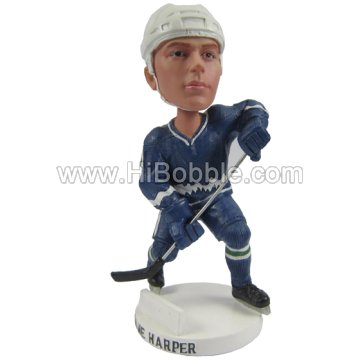 Hockey male Custom Bobbleheads From Your Photos