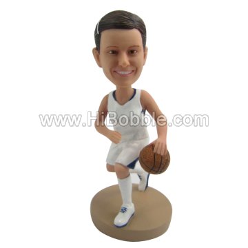 Basket Female Custom Bobbleheads From Your Photos