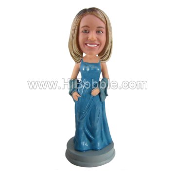 evening dress Custom Bobbleheads From Your Photos