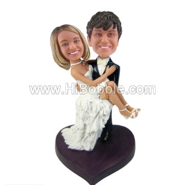 Wedding Bobblehead CakeToppers Custom Bobbleheads From Your Photos