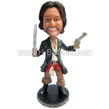 Pirate Bobblehead Custom Bobbleheads From Your Photos