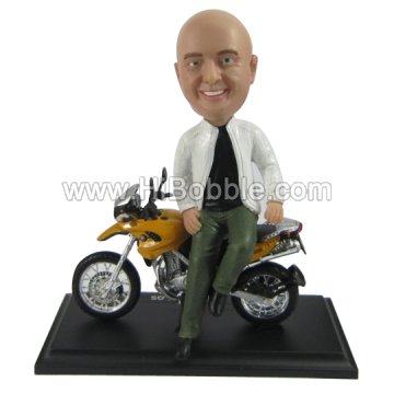 Motorcycle Rider Custom Bobbleheads From Your Photos