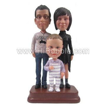 Family Custom Bobbleheads From Your Photos