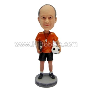 Coccer coach Custom Bobbleheads From Your Photos