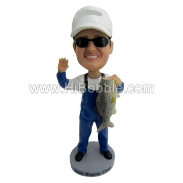 Fisherman Custom Bobbleheads From Your Photos